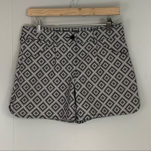 Puma Lifestyle Golf Shorts Chino Black White Geometric 2